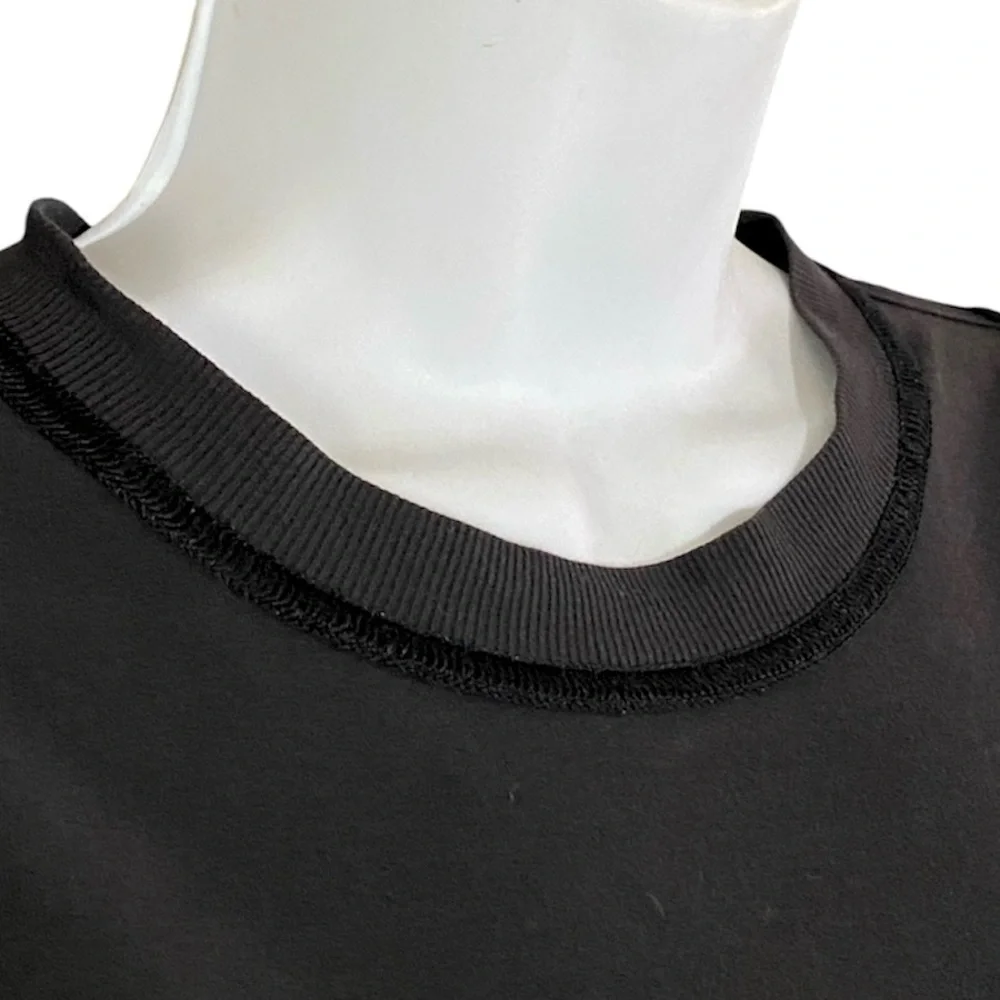 Lululemon All Yours Boyfriend Tank Top Size 6 Black Pima Cotton